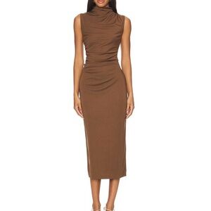 Steve Madden Brown Midi Dress